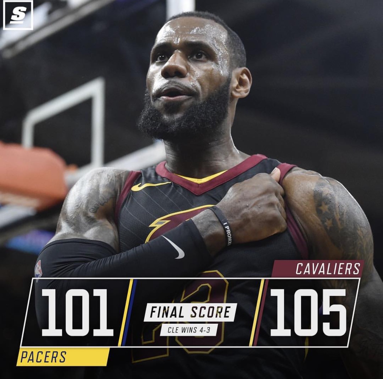 骑士力克步行者,成功晋级第二轮 骑士力克步行者,成功晋级第二轮